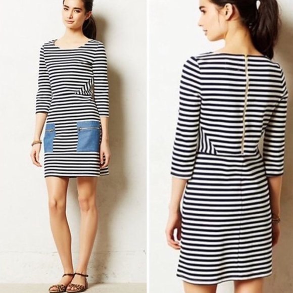 Anthropologie Dresses & Skirts - Anthropologie Tabitha Striped Tunic Dress
